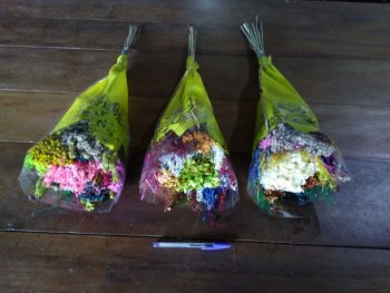 Buquê Misto Desidratado para Dec. c/ 15cm de diametro